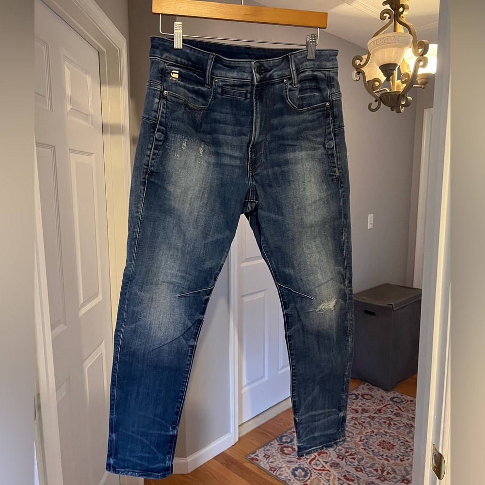 GSTAR Raw D-Staq Denim (Size 30x30)